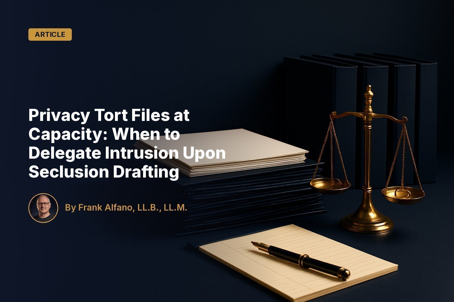 Privacy Tort Files at Capacity: When to Delegate Intrusion Upon Seclusion Drafting